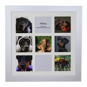 Fits 4"x4"  Images, Solid Wood Multi Aperture Collage Frame From Our Hallmark Range