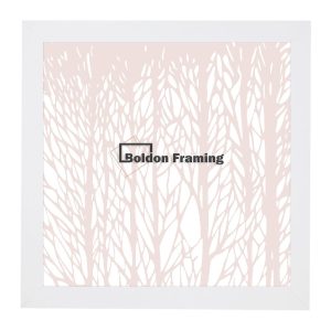 Solid Wood Frame in Beautiful, Sleek matt white from our Hallmark Range