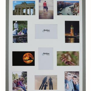 Fits 6"x4" Images, Solid Wood Multi Aperture Collage Frame From Our Rainbow Range