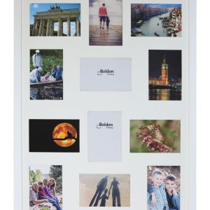 Fits 6"x4" Images, Solid Wood Multi Aperture Collage Frame From Our Rainbow Range
