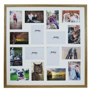 Fits 6"x4" Images, Solid Wood Multi Aperture Collage Frame From Our Rainbow Range