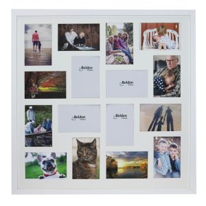 Fits 6"x4" Images, Solid Wood Multi Aperture Collage Frame From Our Rainbow Range