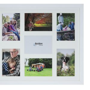 Fits 6"x4" Images, Solid Wood Multi Aperture Collage Frame From Our Rainbow Range