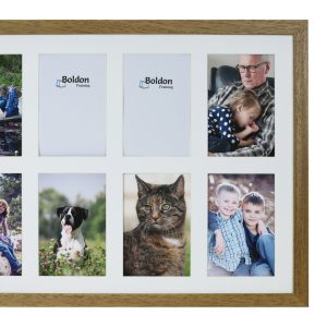 Fits 6"x4" Images, Solid Wood Multi Aperture Collage Frame From Our Rainbow Range
