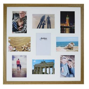 Fits 6"x4" Images, Solid Wood Multi Aperture Collage Frame From Our Rainbow Range