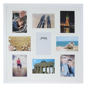 Fits 6"x4" Images, Solid Wood Multi Aperture Collage Frame From Our Rainbow Range