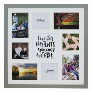Fits 6"x4" Images, Solid Wood Multi Aperture Collage Frame From Our Rainbow Range