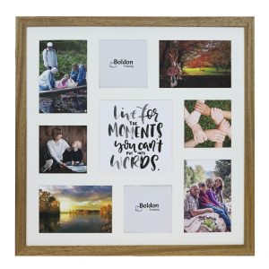 Fits 6"x4" Images, Solid Wood Multi Aperture Collage Frame From Our Rainbow Range