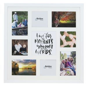 Fits 6"x4" Images, Solid Wood Multi Aperture Collage Frame From Our Rainbow Range