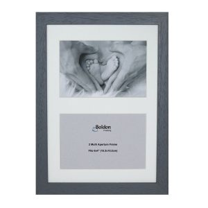 Fits 8"x6" Images, Solid Wood Multi Aperture Collage Frame From Our Rainbow Range