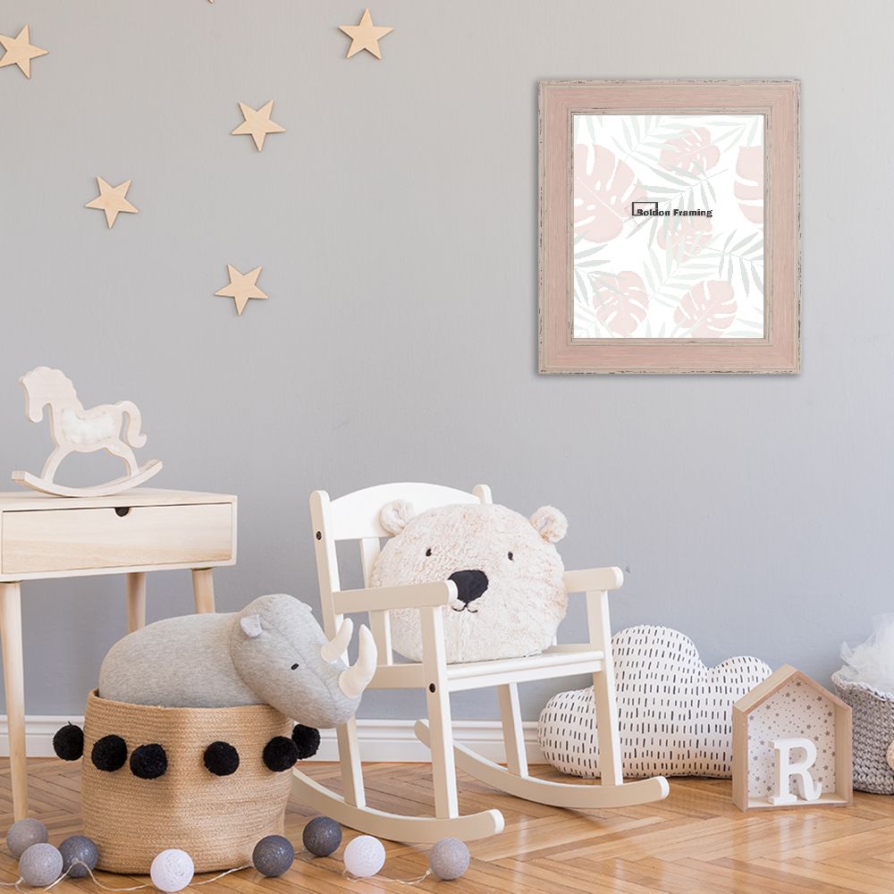 Stylish scandinavian newborn baby room with wooden toys, teddy b