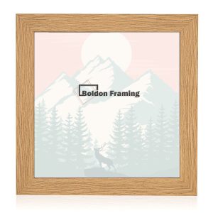 Picture Frame in Beautiful, Brushed Warm oak from our Contemporary Flats Range - 20"x20"