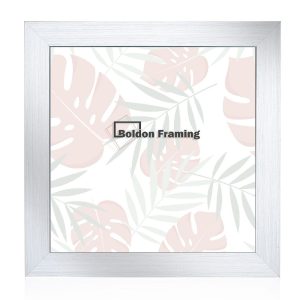 Picture Frame in Beautiful, Brushed Metallic Silver from our Contemporary Flats Range - A5