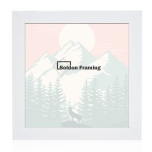 Picture Frame in Beautiful, Brushed Matt White from our Contemporary Flats Range