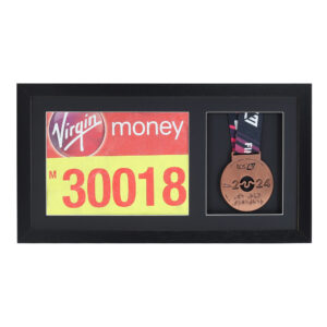 Black Medal display Frame, Perfect for Runners, Swimmers, Cyclists, Athletes and Marathon Medals