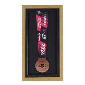 Oak Medal display Frame, Perfect for Runners, Swimmers, Cyclists, Athletes and Marathon Medals
