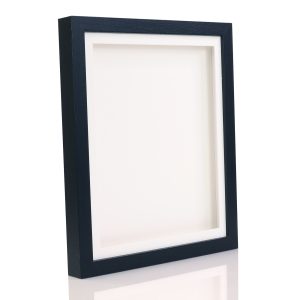 A3 Black Solid Wood 3D Deep Box Picture Frame Display Memory Box With Mount For Medals Memorabilia Flowers etc