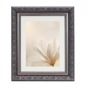 Black Picture Frame With Mount From Our Intricate Dahlia Range
