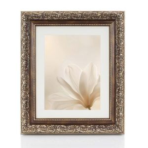 Bronze Picture Frame With Mount From Our Intricate Dahlia Range