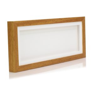 14x6" Light Solid Wood 3D Deep Box Picture Frame Display Memory Box With Mount For Medals Memorabilia Flowers etc