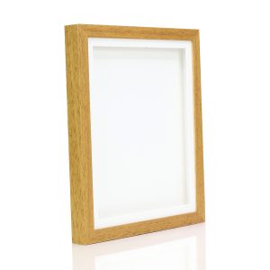 A3 Light Solid Wood 3D Deep Box Picture Frame Display Memory Box With Mount For Medals Memorabilia Flowers etc