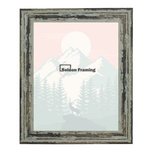 Rustic Distressed Green Frame From Our Sunbaked Range - 16"x12"