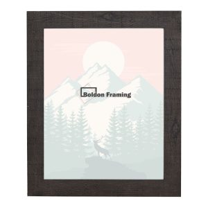 Rustic Photo Frame In Stunning black Distressed Wood Effect From Our Driftwood Range