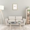 Interior with empty grey wall in background. 3D illustration