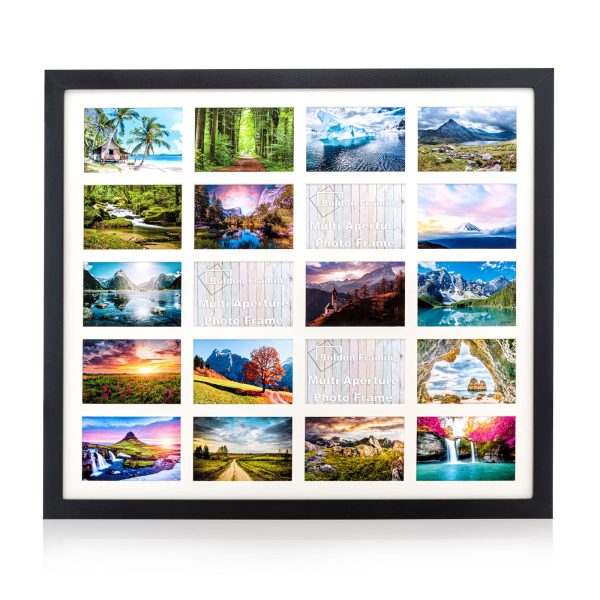 Spacious Multi Aperture Frame for 20 Photos from Boston
