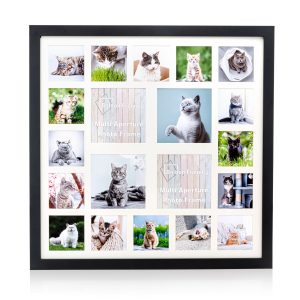 Multi Aperture Collage Frame For 16 4x4" and 4 6x6" Photos From Our Boston Range
