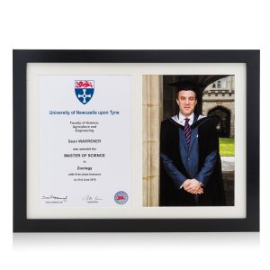 Degree Certificate and A4 Photo Frame