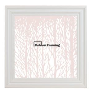 Picture Frame in Contemporary Brilliant White from our Manor Range