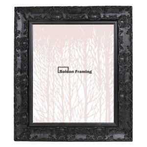 Picture Frame in Ornate Pitch Black from our Muse Range