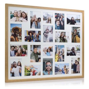Fits 6"x4" Images, Solid Wood Multi Aperture Collage Frame From Our Rainbow Range