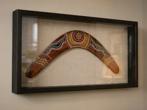 framed boomerang